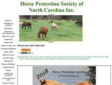 Tablet Screenshot of horseprotection.org